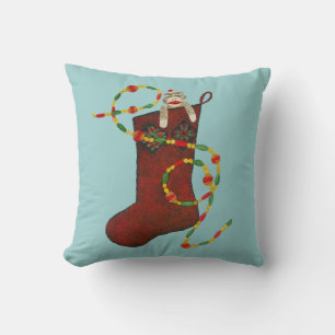 Sock Singe Noël Américain MoJo Coussin