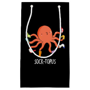 Sock-topus Funny Octopus met Sokken Pun Klein Cadeauzakje