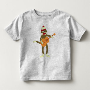 Socket Monkey Aoustic Guitar Kinder Shirts