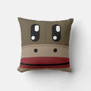 Socket Monkey Face Design Sierkussen Home Decor