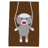 Socket Monkey Gift Bag Medium Cadeauzakje (Achterkant)