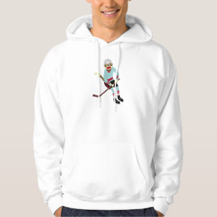 Socket Monkey Hockey Player Hoodie