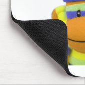 Socket Monkey "I Throw Poop" design-Schattig Muismat (Hoek)