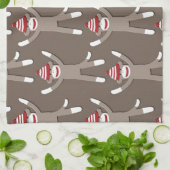 Socket Monkey Print Theedoek (Gevouwen)