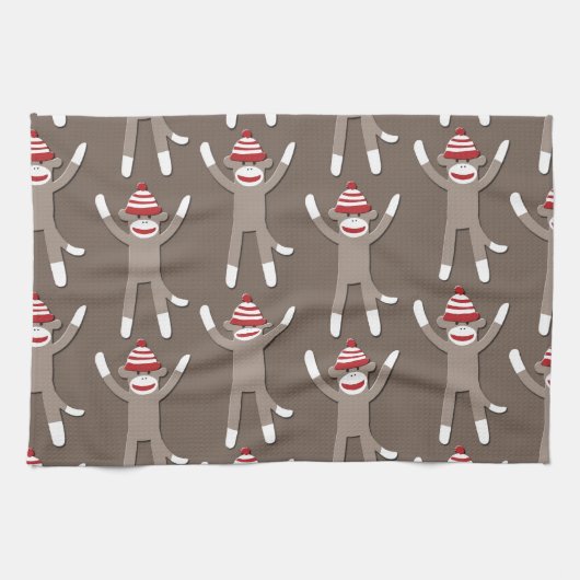 Socket Monkey Print Theedoek (Horizontaal)