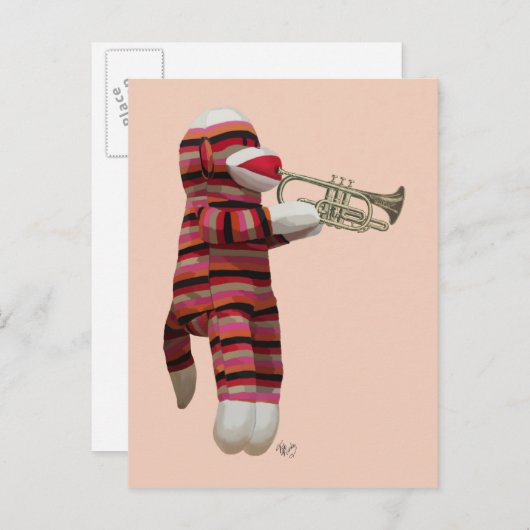 Socket Monkey-spelcomputer 2 Briefkaart (Voorkant / Achterkant)