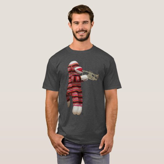 Socket Monkey-spelcomputer 2 T-shirt (Voorkant volledig)