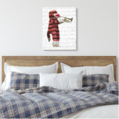 Socket Monkey-spelcomputer Canvas Afdruk (Insitu (Slaapkamer))