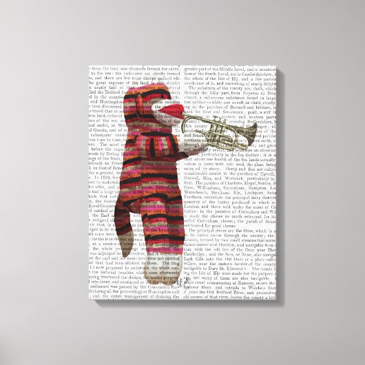 Socket Monkey-spelcomputer Canvas Afdruk (Voorkant)