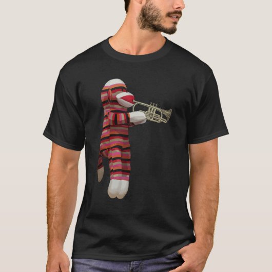 Socket Monkey-spelcomputer T-shirt (Voorkant)