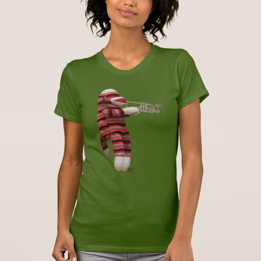 Socket Monkey-spelcomputer T-shirt (Voorkant)