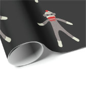 Socket Monkey Wrapping Paper Cadeaupapier (Rol Hoek)