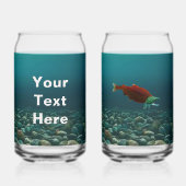 Sockeye Salmon Blikvorm Glas (Achterkant)