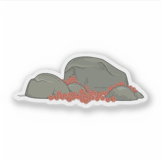 Sockeye Salmon Egg Sticker (Voorkant)