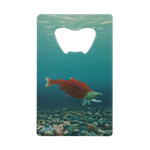 Sockeye Salmon Kredietkaart Flessenopener
