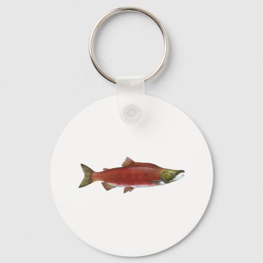 Sockeye Salmon Sleutelhanger (Voorkant)