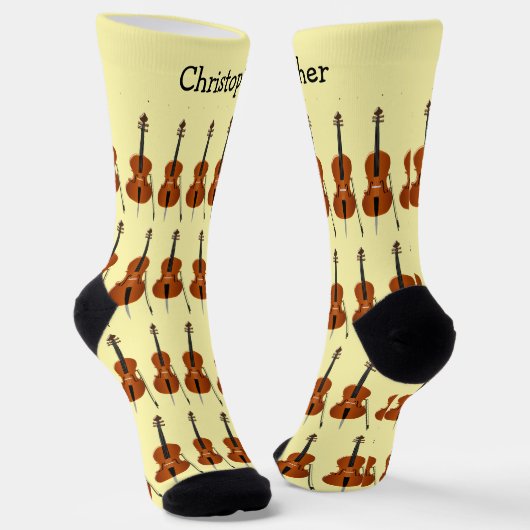 Socks Cello Design Sokken (Gebogen)