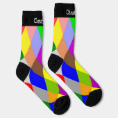 Socks Colourful Diamonds Design Sokken (Rechts)