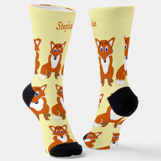 Socks Fox Design Sokken (Gebogen)
