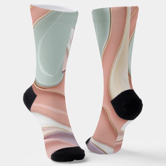 Socks in stylish abstract graphic sokken (Gebogen)