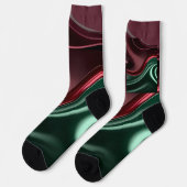 Socks in stylish abstract graphic sokken (Links)