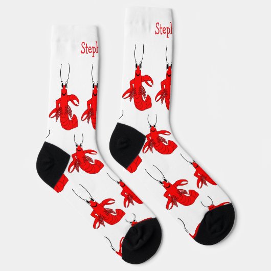 Socks Lobster Design Sokken (Rechts)
