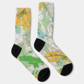 Socks - Orienteering map1 Sokken (Rechts)