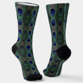 Socks - Peacock Feathers Sokken (Gebogen)