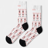 Socks Pig Design Sokken (Links)