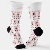 Socks Pig Design Sokken (Gebogen)