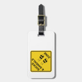 Socks & Sandals Zone Bagagelabel (Voorkant verticaal)