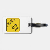 Socks & Sandals Zone Bagagelabel (Achterkant horizontaal)