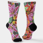 Socks - SG Poinsettias Sokken (Gebogen)