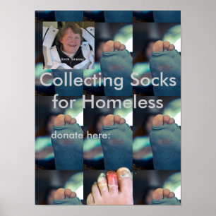 Socks voor dakloos Poster
