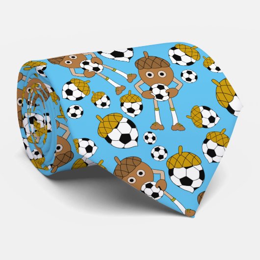 Socks voor Nut Pattern Stropdas (Opgerold)