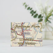 Socorro NM  kaart (Staand voorkant)