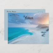 Socotra Jemen Briefkaart (Voorkant / Achterkant)