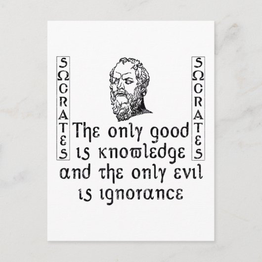 SOCRATES BRIEFKAART (Voorkant)