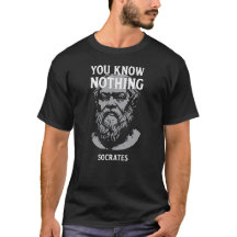 Socrates citaat - Je weet niets. Beroemd citaat va