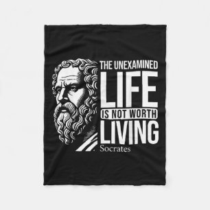 Socrates citeert wijze filosofen fleece deken