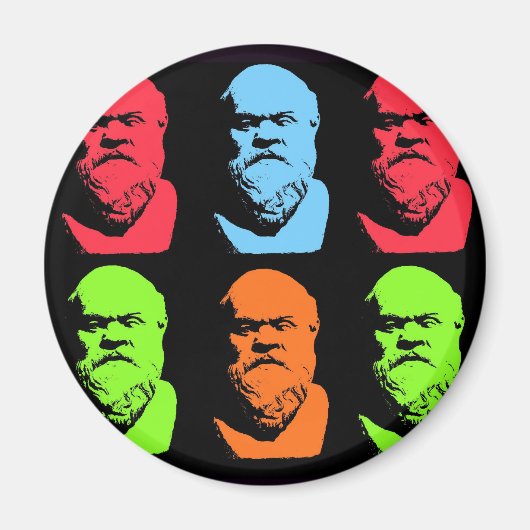 Socrates Collage Magneet (Voorkant)