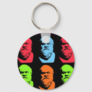 Socrates Collage Sleutelhanger