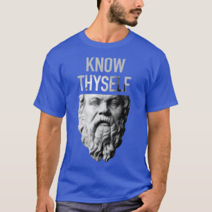 Socrates Delphi Orcale kent Thyself Philosophy Gif T-shirt
