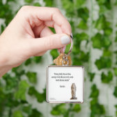 Socrates en beroemde "Minds"-offerte Sleutelhanger (Hand)