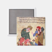 Socrates en zijn studenten magneet (Voorkant / Achterkant)