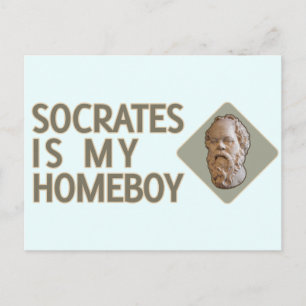 Socrates is mijn Homeboy Briefkaart
