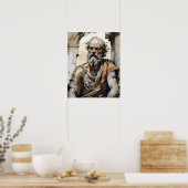 Socrates onderzoekt het leven poster (Keuken)