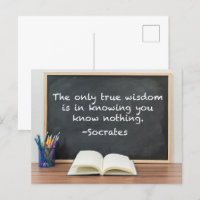 Socrates op Ware Wijsheid Filosofie Citaat