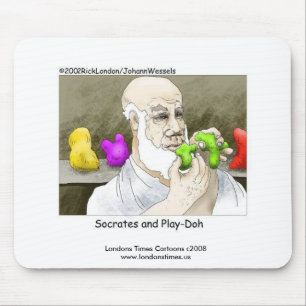Socrates & Play-Doh Grappige Muismat