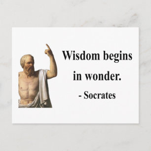 Socrates Quote 1b Briefkaart
